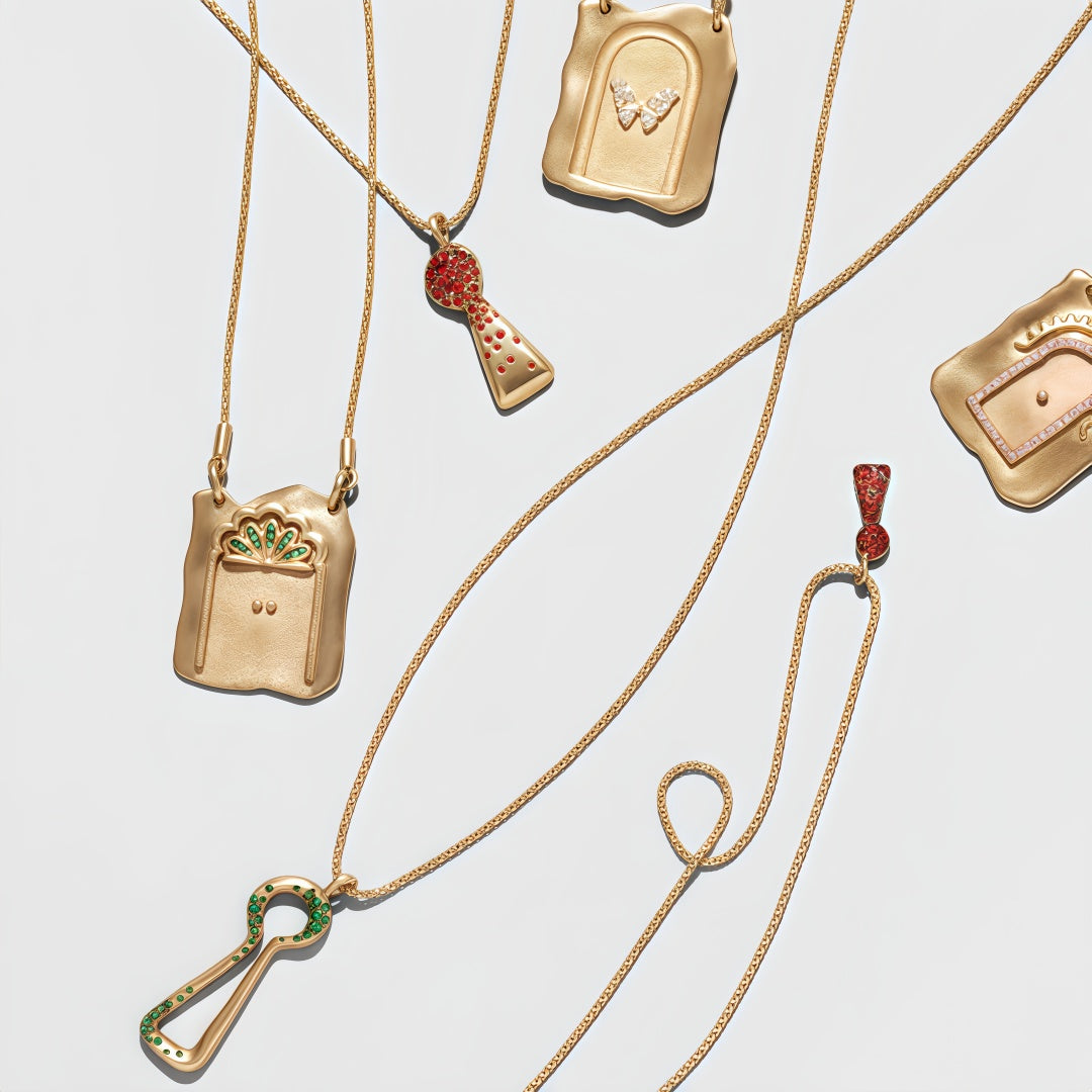 Vintage Tarot Card Butterfly Resurrection Door Pendant Necklace