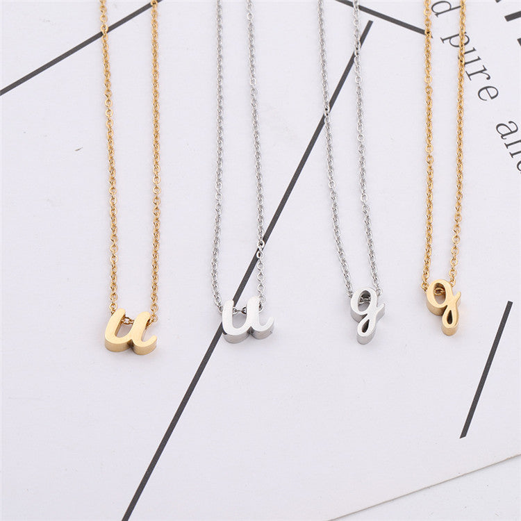 Personalized Name Necklace, Custom Name Minimalist Necklace