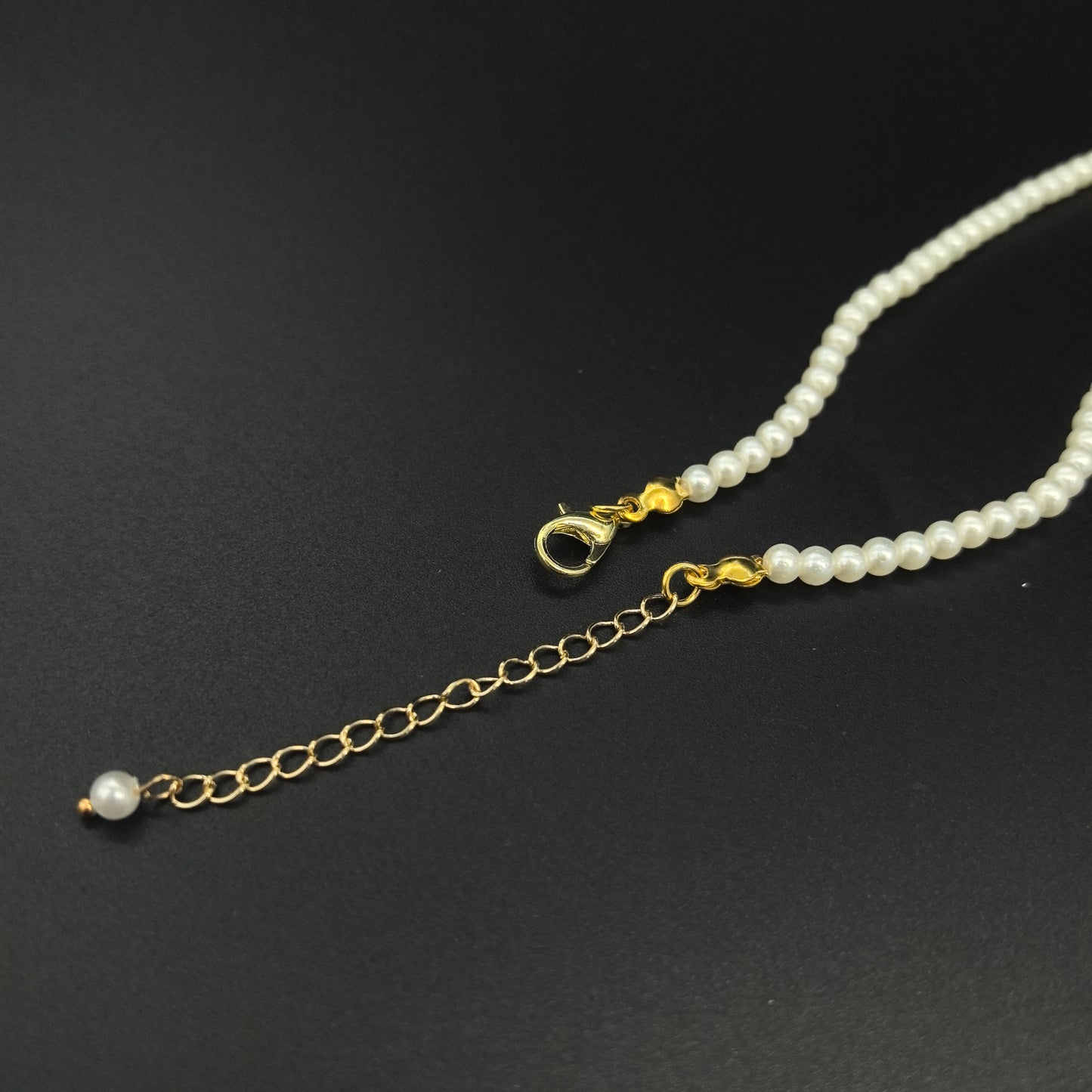 Handcrafted Classic White Pearl Necklace