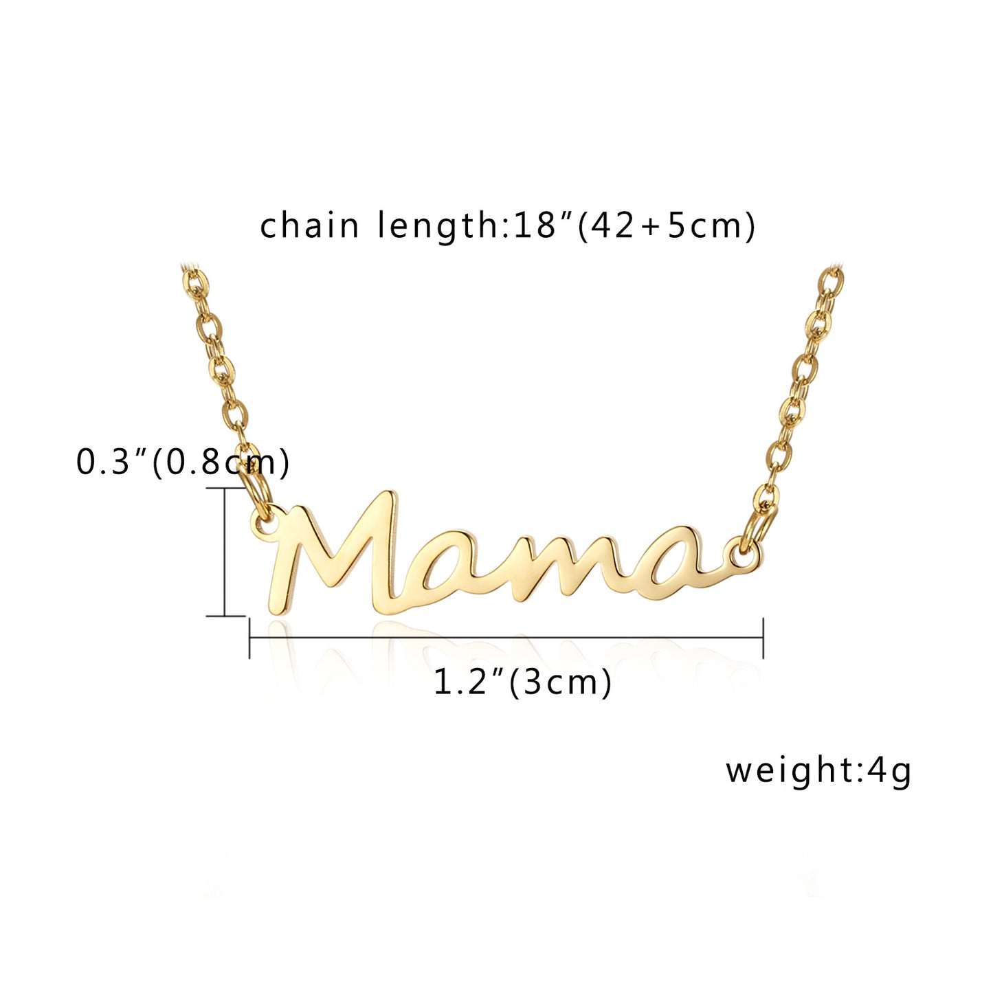 Mama Necklace Dainty Pendant Necklace Mother's Day Gift