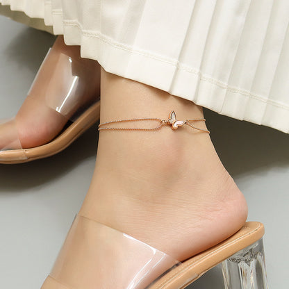 Butterfly Foot Chain Anklets Adjustable Beach Ankle Bracelet