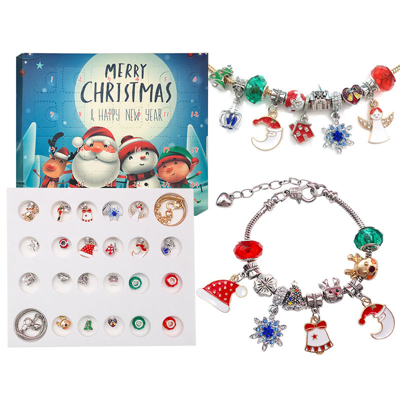 Christmas Blind Box DIY Bracelet 22 Ancessories 2 Bracelets