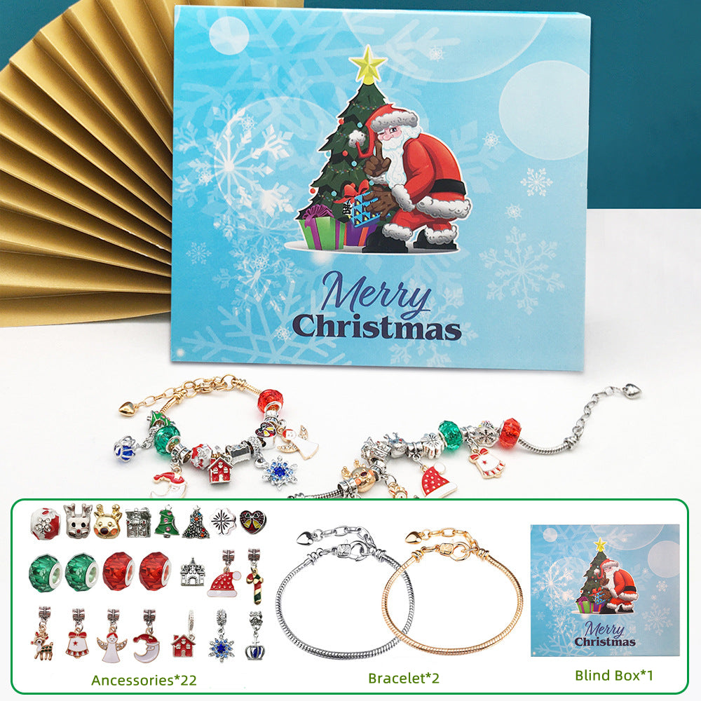 Christmas Blind Box DIY Bracelet 22 Ancessories 2 Bracelets