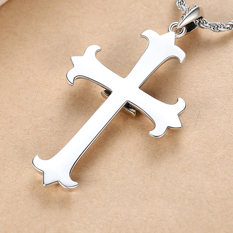 Cross Necklace Sword Masonic All Seeing Eye Pendant Necklace