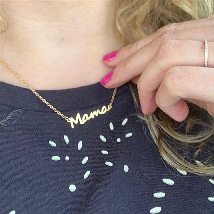 Mama Necklace Dainty Pendant Necklace Mother's Day Gift