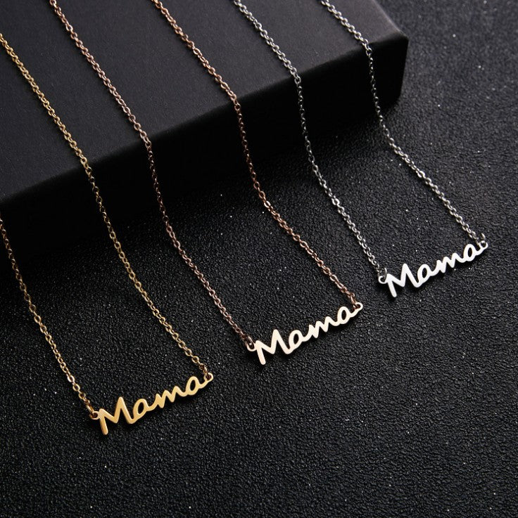 Mama Necklace Dainty Pendant Necklace Mother's Day Gift