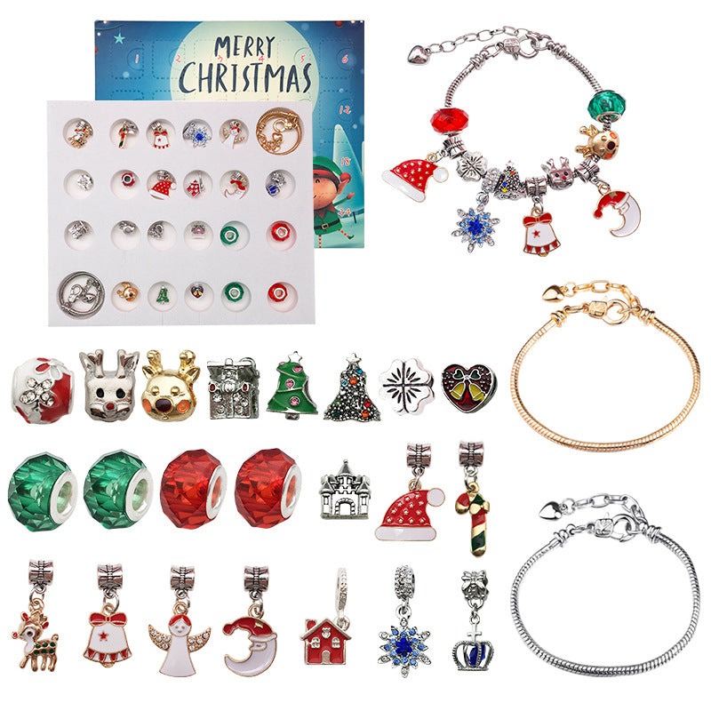 Christmas Blind Box DIY Bracelet 22 Ancessories 2 Bracelets