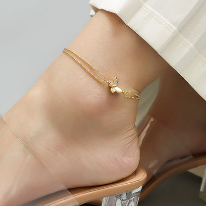 Butterfly Foot Chain Anklets Adjustable Beach Ankle Bracelet