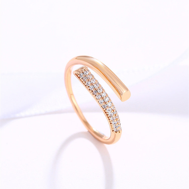 Snake Shape 18K Gold Plated Open Twist Adjustable Rings