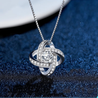 Four-Leaf Clover Necklace - A Sparkling Gift for Mother's Day