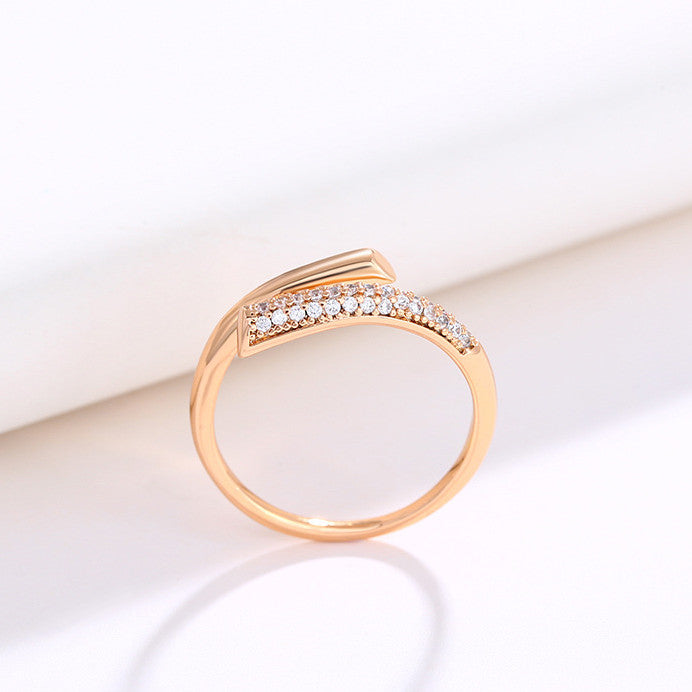 Snake Shape 18K Gold Plated Open Twist Adjustable Rings