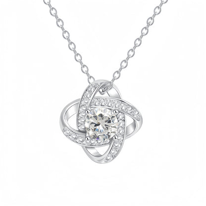 Four-Leaf Clover Necklace - A Sparkling Gift for Mother's Day
