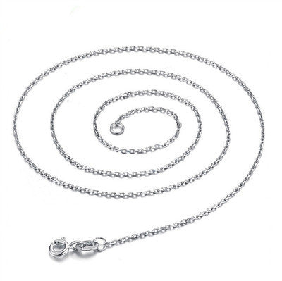 Men's Interlocking Circles Double Circles Round Necklace