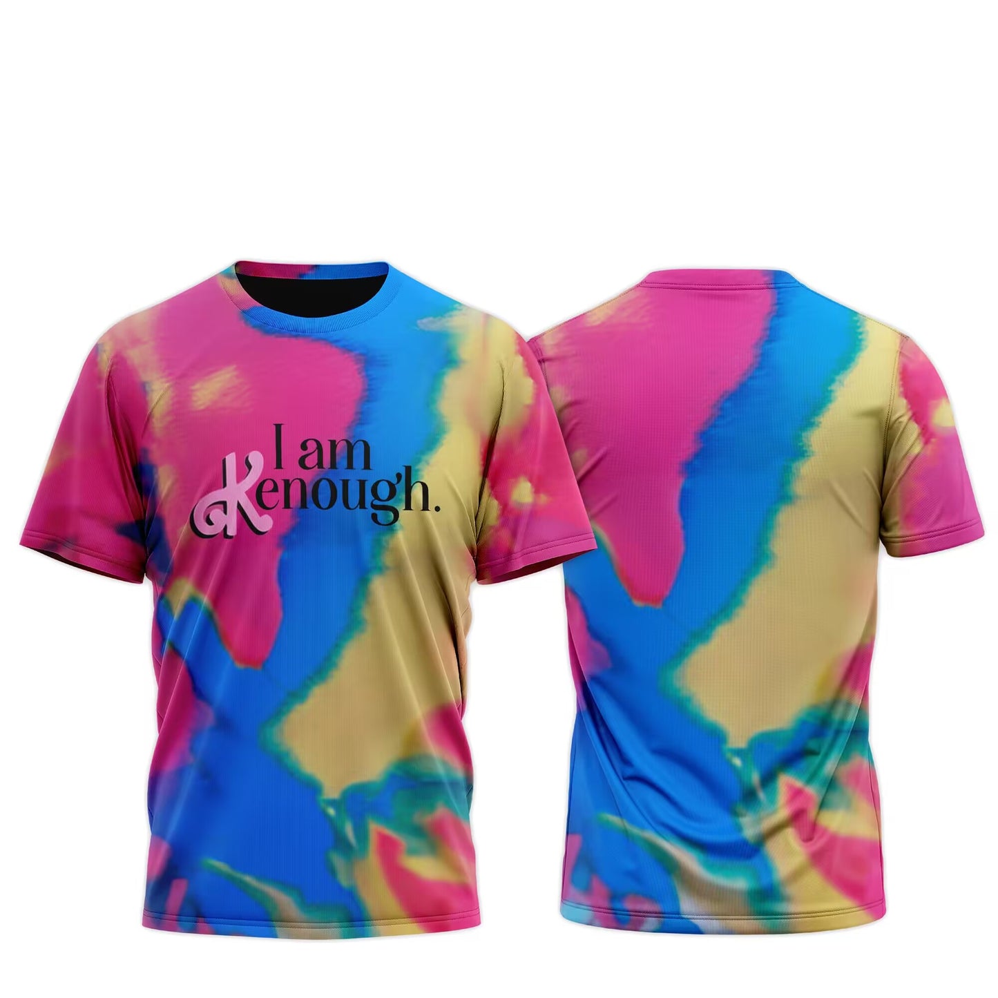 Barbie The Movie "I Am Kenough" Tie Dye Hoodie Shirt