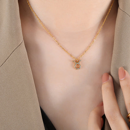 12 Constellations Sign Of Star Zodiac Pendant Chain Necklace