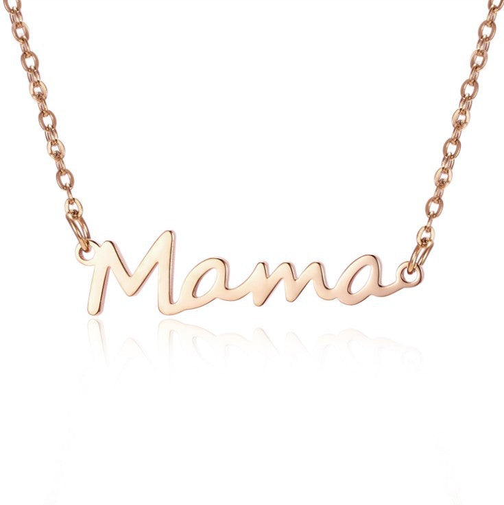 Mama Necklace Dainty Pendant Necklace Mother's Day Gift